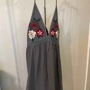 Storia Embroided boho Babydoll Dress mini